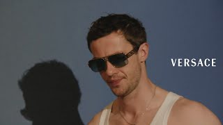 Versace Greca Eyewear — Joseph Quinn and Aimee Lou Wood