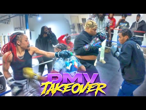 !EPIC!😳DMV GUNS DOWN GLOVES UP