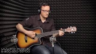 Video thumbnail for Электроакустическая гитара WASHBURN WD7SCE by PopMusicRu