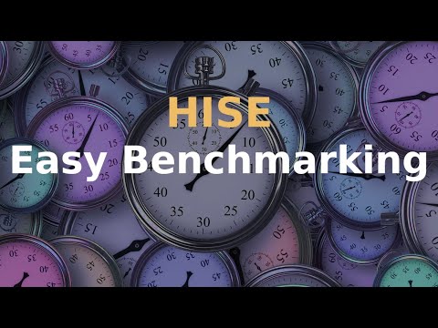 Easy benchmarking in HISE