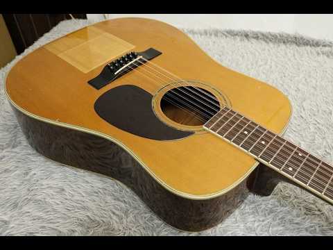 Rare 1980's Morris B-40 12 strings Acoustic Guitar Andes Rosewood Made in Japan image 26