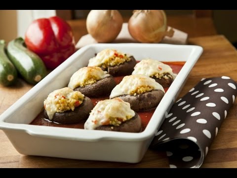 Gratinirani šampinjoni s prosom i mozzarellom - Fini Recepti by Crochef