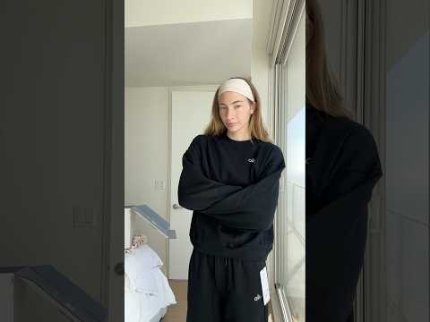 *ALO* SETS UNBOXING! #sweatpants #sweatshirt #alo #aloyoga #unboxing #tryon #tryonhaul