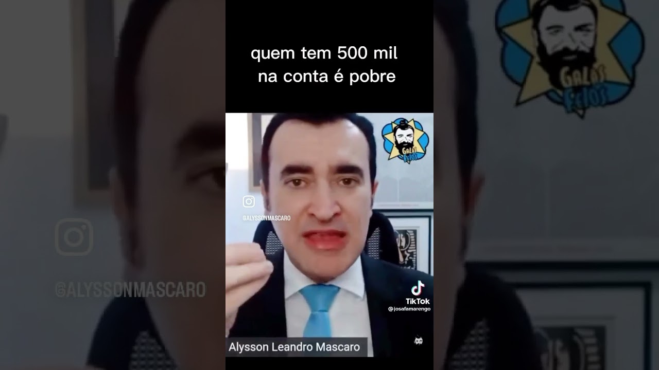 CONFIRA TRECHO DA FALA DO PROFESSOR ALYSSON MASCARO! #