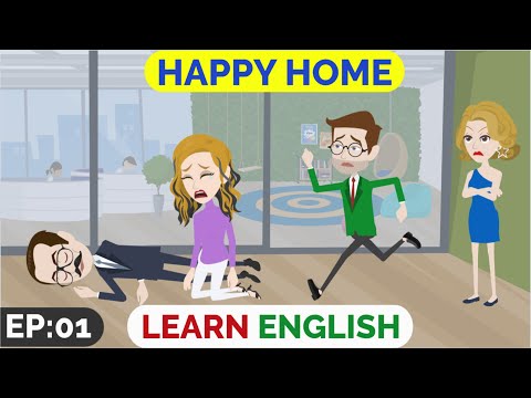 ❤️Happy Home Part 1 | Animated stories | English Story | English Conversation | Window English
