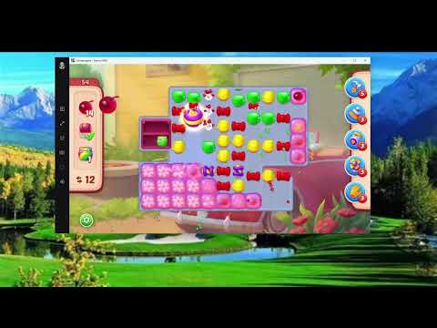 Homescapes Level 54 Completed | Audio Talkthrough Strategy | F2P Gameplay