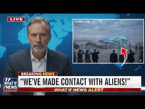 You're Watching The News During Humans First Contact With Aliens