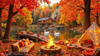 Beautiful Relaxing Music For Stress 🍁Soothing Autumn Music & Anxiety Relief, Calm Nervous, Relax