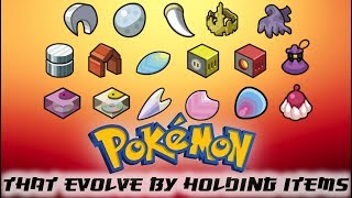 Pokemon That Evolve By Holding Items