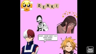 •||DENKI HAS A WHAT||• mha/bnha texting story
