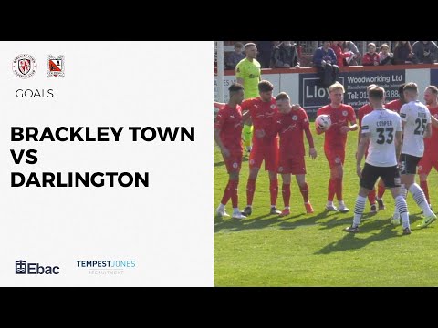 Goals: Brackley Town v Darlington