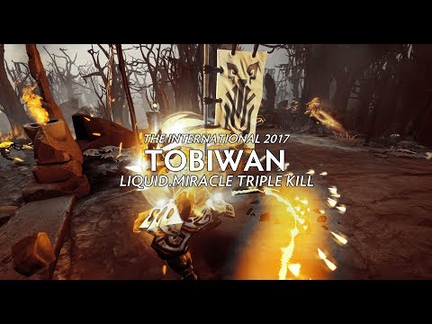 TobiWan Moments 6 | Miracle- Juggernaut Triple Kill | The International 2017 Dota 2