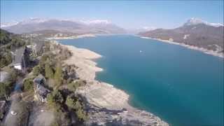 preview picture of video 'baie des hyvans, lac de Serre Ponçon'