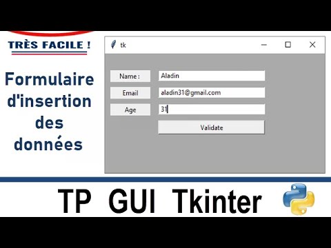 Exercice Python Application Graphique Avec Tkinter