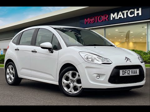 Used 2012 Citroen C3 1.4i White at Chester | Motor Match cars for sale