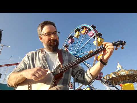 Old Grimes at Santa Cruz Boardwalk - Clawhammer Banjo