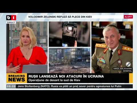 ȘTIRI B1 ORA 9.00 CU IRINA PETRARU - ULTIMA ORĂ: O RACHETĂ RUSEASCĂ A LOVIT UN BLOC DIN ZKIEV