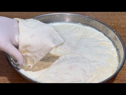 الكيمر العراقي الشهير من دون نشا نهائيا ومن نفس الحليب طلع كميه كبيره من الكيمر