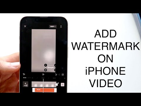 How To Add Watermark To Video On iPhone