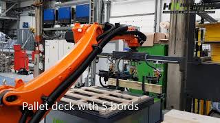 Robot ensures a continuous production flow