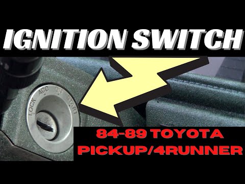 How to replace 84-89 Toyota pickup/4runner ignition switch