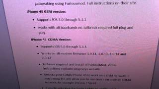 How to unlock any GSM or CDMA iPhone 4 / 4S to work on any carrier. Jailbreak optional