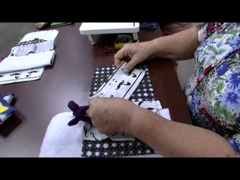 Mulher.com 09/04/2015 - SUELI TEREZINHA PATCHWORK WALLET AND GLASSES HOLDER P1