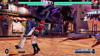 KOF15 アテナ/マリー/シェルミーで頑張るボソボソ実況プレイ