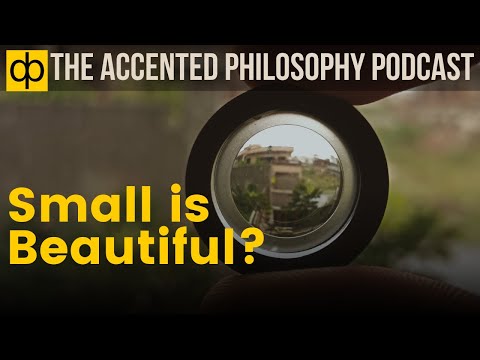 010. Small is Beautiful. - Daily Philosophy