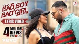 Badshah ft. Nikhita Gandhi Starring Mrunal Thakur - Bad Boy X Bad Girl Lyric Video