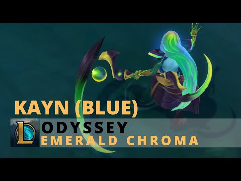 Odyssey Kayn (Blue) Emerald Chroma - League Of Legends