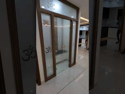 Toughened glass shower panel