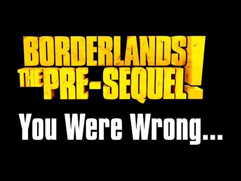 So I Revisited Borderlands The Pre-Sequel...