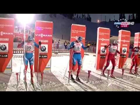 Kuusamo-2012. Men's sprint final. Kriukov vs Northug