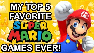 My Top 5 FAVORITE MARIO GAMES! + GIVEAWAY!