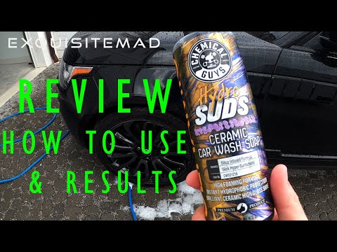 Chemical Guys HydroSuds Ceramic Car Wash Soap Review, How to Use and Results