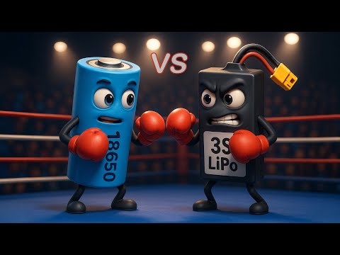 18650 Li-ion Battery VS Li-Po Battery. For RC Plane