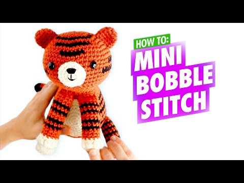 How To Crochet: Mini Bobble Stitch (Mini Bo) - Beginner Amigurumi Tutorial