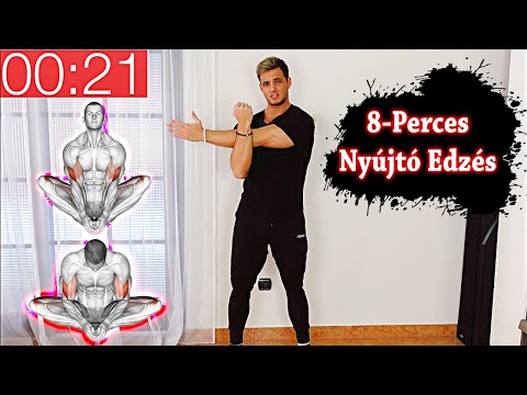 8-Perces NYÚJTÓ EDZÉS - OTTHONI, TELJES TEST | Csináld EZT, MINDEN EDZÉS UTÁN!