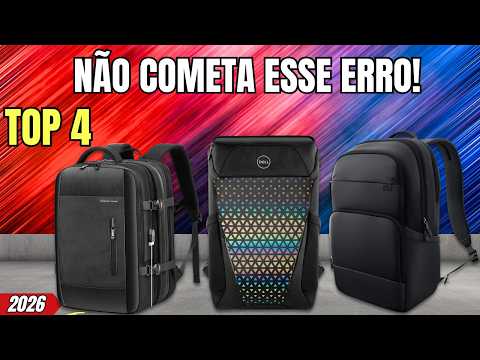 As 4 MELHORES Mochilas Para NOTEBOOK Em 2026 | Mochilas Para Notebook QUAL COMPRAR?