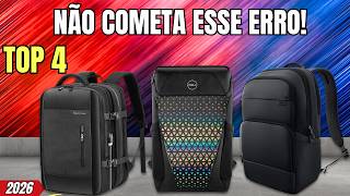 As 4 MELHORES Mochilas Para NOTEBOOK Em 2026 | Mochilas Para Notebook QUAL COMPRAR?