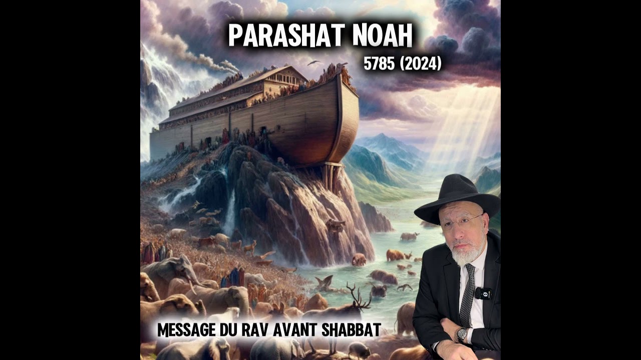 Parashat Noah 5785 (2024) - Message du Rav avant Shabat 🇮🇱