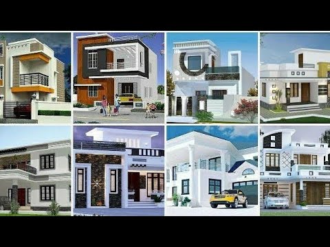 Top 8 house image  Small House Front Elevation Designs | Single Floor House Front View Designs