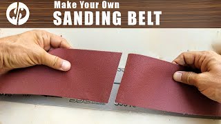 Make Your SANDING BELT at home | DIY Sanding Belt Joint