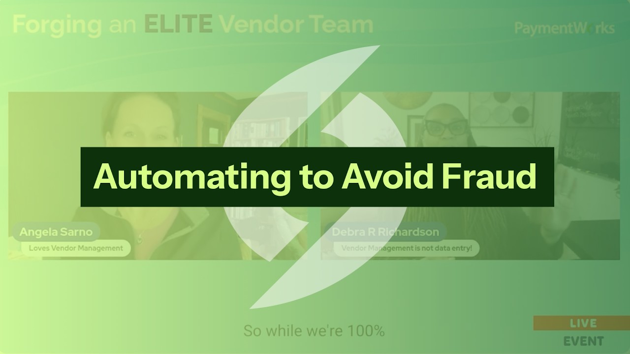 Automating to Avoid Fraud