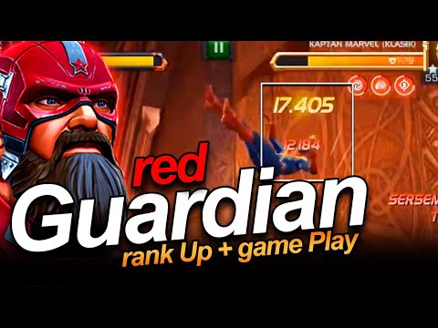 5 YILDIZ RED GUARDIAN RANK UP + GAME PLAY - MCOC RED GUARDIAN GAME PLAY