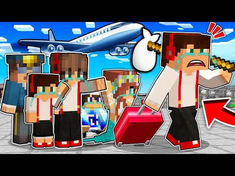 UCIEKAM DALEKO I OPUSZCZAM SWOJĄ RODZINĘ W MINECRAFT?! GPLAY & LUMI