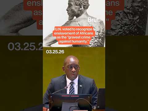 The United Nations Has Declared the Transatlantic Slave Trade 'The Gravest Crime Against Humanity