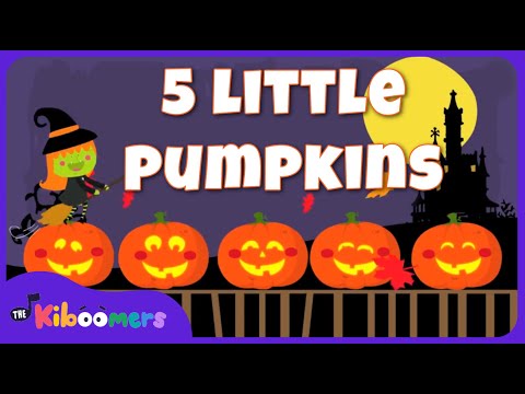 Five Little Pumpkins - THE KIBOOMERS Preschool Songs for Circle Time - Halloween Song
