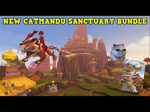 Wizard101 Catmandu Sanctuary Bundle House